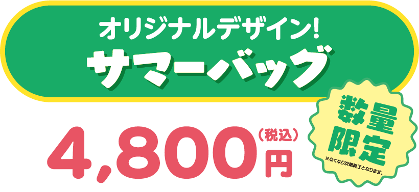 オリジナルデザイン サマーバッグ