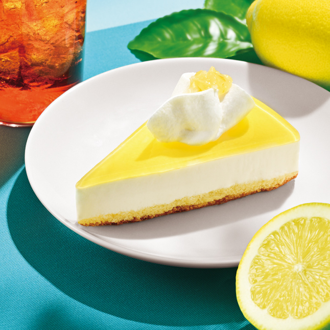 レモンレアチーズケーキ