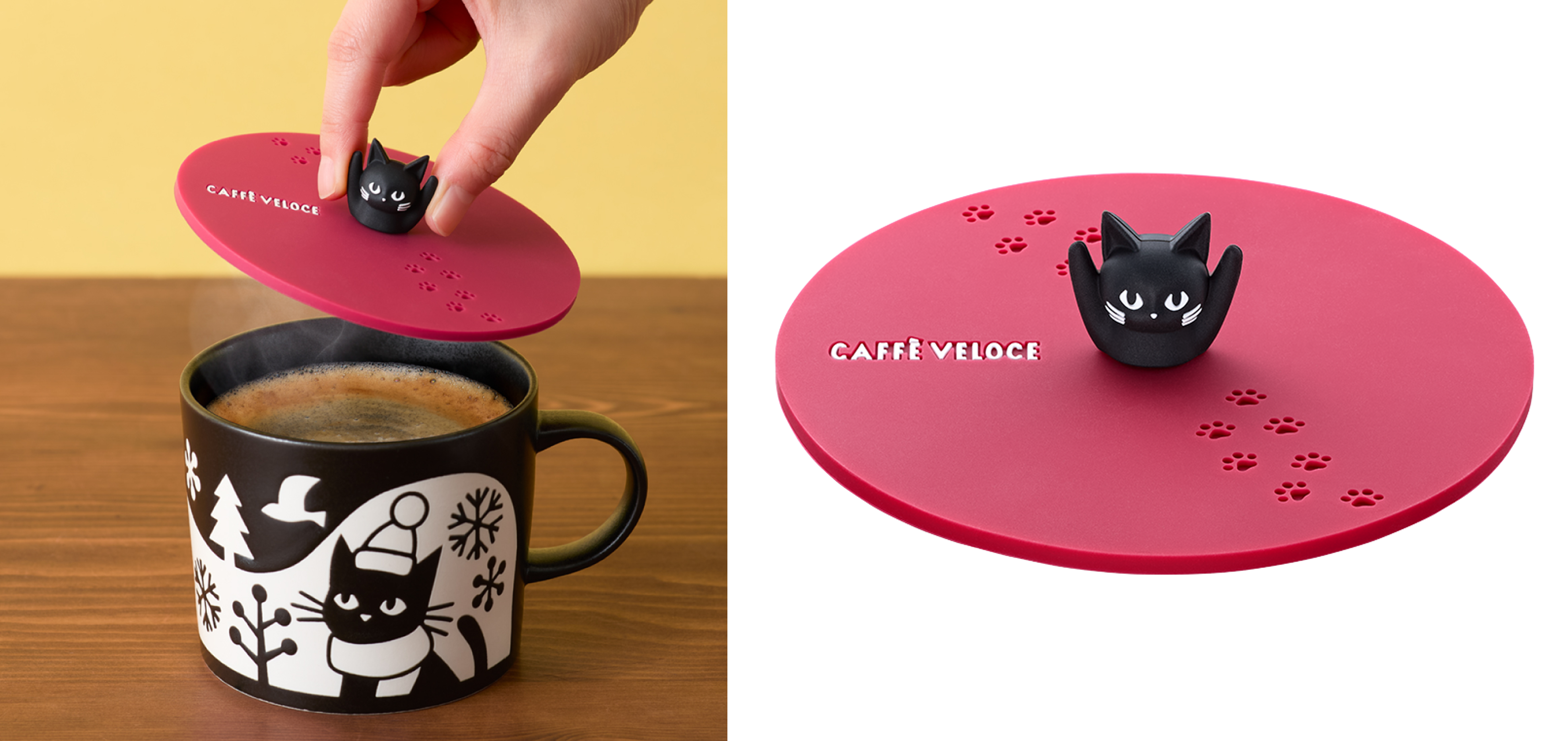 黒ねこシリコンマグカバー